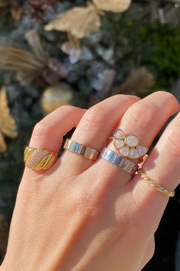 FLASH RING- STERLING SILVER